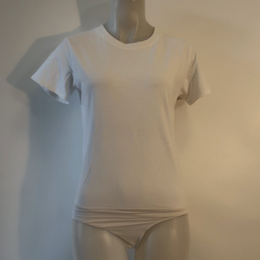 Womens Ambitionist White T-Shirt Bodysuit M